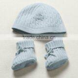 High Quality Cable Knit Cashmere Baby Set thumbnail-2