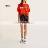 2017 Wholesale Fashion Summer Woman T-shirt Cotton Woman Clothing