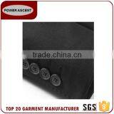 2017 Wholesale Custom Classic Style Regular Fit 2 Button Black Mens Suit thumbnail-6