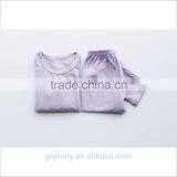 2017 New Models Kids Pajamas Set Custom Logo Night Shirts In Plain Colour thumbnail-3