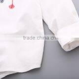 S33421W Girls Spring&Autumn Blouses Long Sleeved White Kids Shirt Embroidered Girl Blouse thumbnail-5