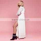 2016 Garment Factory New Arrived High Fashion Design Long Sleeve Lace Dress Woman Designer Evening Dress thumbnail-6