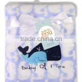 Coral Fleece Animal Design Newborn Blanket Comfortable Carter Baby Blanket thumbnail-3