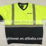 100% Polyester Contrast Safety Sweatshirt With Reflective Tape Meet AS/NZS 1906.4:2010 thumbnail-5