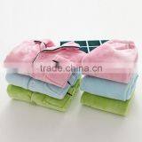 Wholesale Solid Color Flannel Two Piese Sets Children Pajamas thumbnail-1