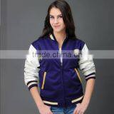 Custom Logo American Youth Size Jacket Letterman Varsity Baseball Women Jacket thumbnail-2