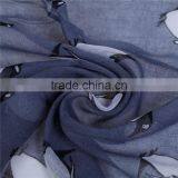 Voile Scarves & Wraps Rectangle White Gray Penguin Scarf Women thumbnail-2