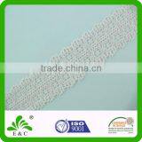 Square Geometrical Pattern 2.7cm Elastic Lace Trimmings thumbnail-2