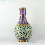 17inch High Quality Qing Dynasty Reproduction Porcelain Vase thumbnail-1