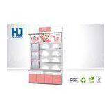 4C Color Cosmetics Display Stands With Women Photo for Advertising , Makeup Display Stand
