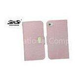 IPhone 4 / 4S Crocodile Grain Cell Phone Protective Covers With Back Holder thumbnail-1