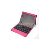 iPad2 bluetooth keyboard with leather case