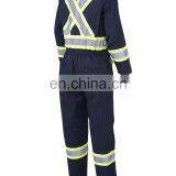 High Performance Orange Fire Retardant Nomex Coverall With Safety Reflective Strip Used in Aviation thumbnail-5