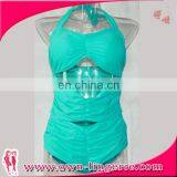 2015 New Hot Spandex Big Size Swimwear Bikini for Fat Woman thumbnail-3