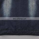 Lastest Design Mens Spring Denim Varisty Jacket With Leather Sleeves thumbnail-6