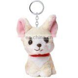 Lifelike Cheap Cute 10cm Custom Stuffed Animal Soft Dog Plush Keychain thumbnail-6