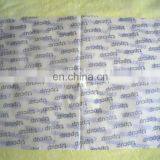 White Tissue Paper With Black Logo for Packing Shoes