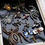 Fashion Rhinestone Embroidery 3D Patch Sequin Beads Garment Accessories thumbnail-5