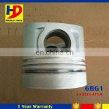 105mm Piston For Diesel Engine Isuzu 6BG1 Square Head Piston 1-12111-471-0