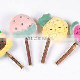 New Web Rosebud Mint Bell Sounding Cat Toy Set Pet Cute Cartoon Tassel Cat Cuddle Stick thumbnail-4