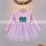 Girl's Dress Autumn New Crown Princess Skirt Gauze Dress Baby Girls Daily Wear thumbnail-2