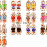 12PCs/ Pack New Unisex Kids Athletic Running No Tie Shoelaces Elastic Silicone Shoe Lace All Sneakers Fit Strap 13 Colors thumbnail-3