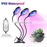 45W LED Plant Grow Light Three Head Flexible Gooseneck Grow Light thumbnail-5