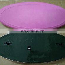 Plastic Custom Pink Black Leaf Color 227X90mm 9 Inch Car Grill Emblem Badge thumbnail-4