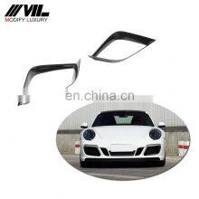 Carbon Fiber Window Scoops for Porsche 911 GTS 2017 thumbnail-1