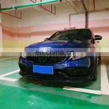 Glossy Black W205 C63 GT Grill Grille for Mercedes Benz C63 AMG 15-19 thumbnail-2