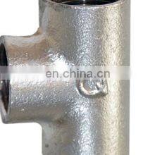 High Quality Baked Galv Plain End Malleable Iron Pipe Fittings thumbnail-1