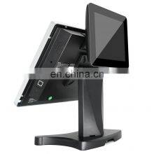 15'' Touch Screen All in One POS System Wifi/Dual Screen Cash Register/Built-in 8inch Customer Display Cashier POS Machine thumbnail-4