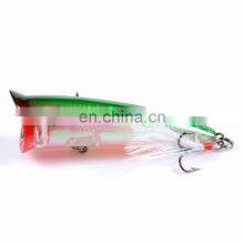 7.8cm 10.5g Factory Wholesale Topwater Popper Bait Colorful Paint Hard Fish Lure Fishing Lure Making Supplies thumbnail-5