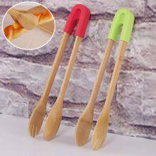 Bamboo Tong With Silicon Case /bamboo Bread Tong Wholesale /from China Manufacturer Twinkle Bamboo thumbnail-1