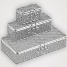 Wire Baskets With Lids Wire Baskets With Lids Full Micro Perforated Trays thumbnail-3