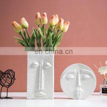 Human Face Expression Plants Pot Vase Planter Home Office Desktop Decor Gift Living Room Decorations thumbnail-2