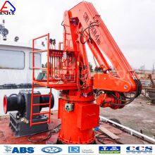 High Quality Marine Hydraulic Telescopic and Knuckle Boom Deck Ship Vessel Yachnt Crane thumbnail-3