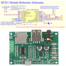 BT201 Bluetooth Audio Module Dual Mode 5.0 Lossless Audio Power Amplifier Board Supports TF Card U Disk BLE SPP UART Transparent Trans Base on KT1025 thumbnail-4