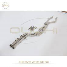 for BMW M2 G87/M2C F87/M3 M4 F80 F82/M3 M4 G80 G82 Mid Pipe Exhaust System Center Section Lightweight Race Upgrade Deeper Sport Sound thumbnail-4