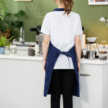 Bulk Custom Branding Waterproof Slide-Buckle Apron Breathable Polyester 5 Colors for Cleaning Kitchen Usage Chef's Bib Waist thumbnail-5