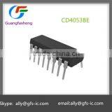 CD4053BE Three groups of 2 analog switch DIP-16