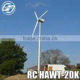 20KW Wind Power Generator (AC, PMG) System , On-gird / Off-grid System