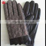 Men's Brown Winter Driving Leather Hand Gloves thumbnail-1