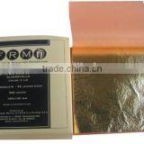 Upper Class Italian FRM Imitation Booklet Gold Leaf 14*14cm for Decoration thumbnail-1