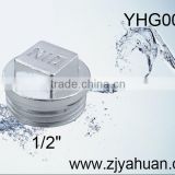 Factory supply-zinc pipe cap/zinc sanitary ware pipe plug