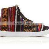 LOOM WOOL FABRIC CASUAL ANKLE BOOTS