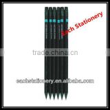 7Inches HB Black Wood Pencils With Black Eraser Wholesale