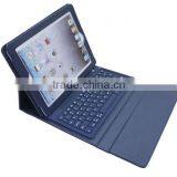 High Quality Bluetooth Keyboard Synthetic Leather Case Bluetooth Keyboard for Ipad2 and Ipad3/ipad4 thumbnail-1