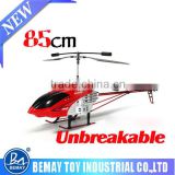 89cm big size rc helicopter 3.5CH alloy rc helicopter with gyro for sales