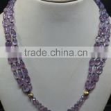 Brazilian Amethyst high end gemstone beads necklace